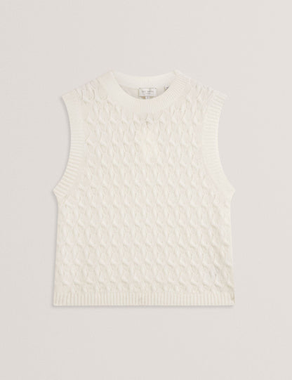 Ted Baker Aynira Wool Rich Cable Knit Vest Women's