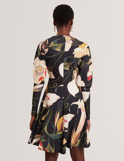 Ted Baker Lazira Floral Print Wrapover Mini Dress Women's