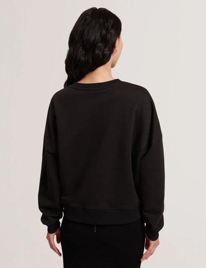 Ted Baker Marssia Embroidered Rose Graphic Cotton Sweatshirt Women's