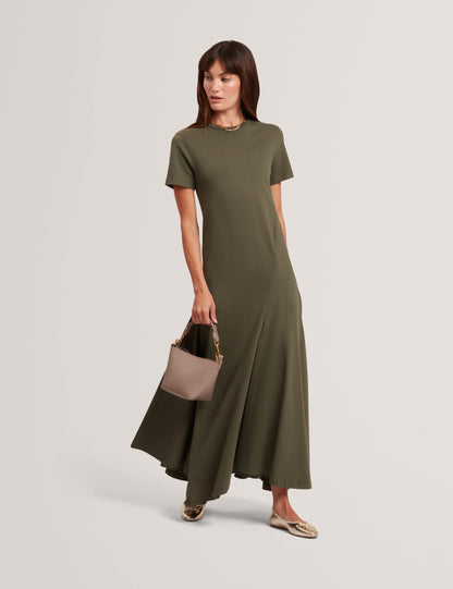 Ted Baker Fuusia Panelled Jersey Short Sleeve Midi Dress Women's