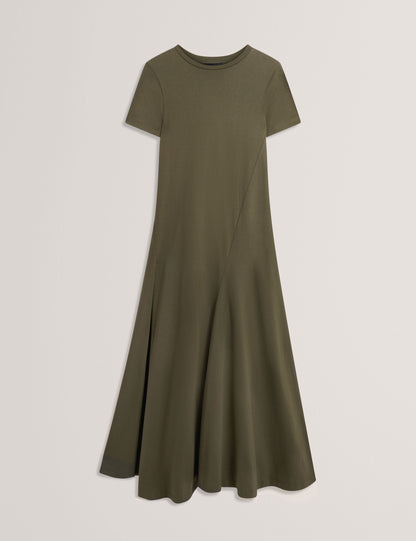 Ted Baker Fuusia Panelled Jersey Short Sleeve Midi Dress Women's