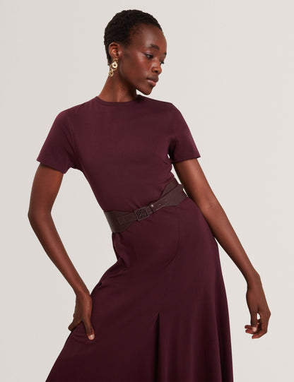 Ted Baker Fuusia Panelled Jersey Short Sleeve Midi Dress Women's
