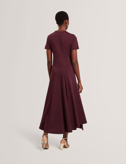 Ted Baker Fuusia Panelled Jersey Short Sleeve Midi Dress Women's