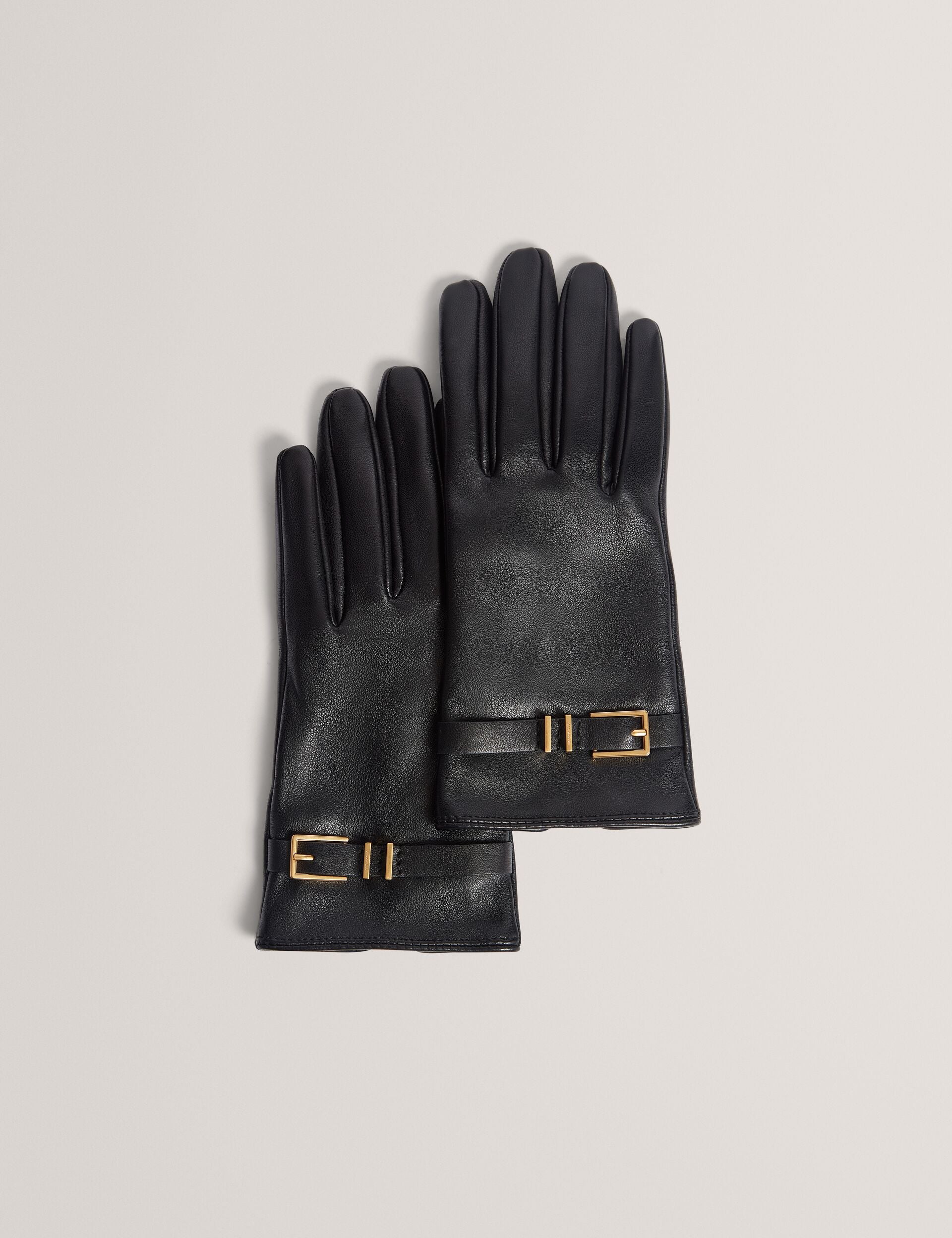 Ted Baker Jillla Buckle Strap Leather Gloves Women's