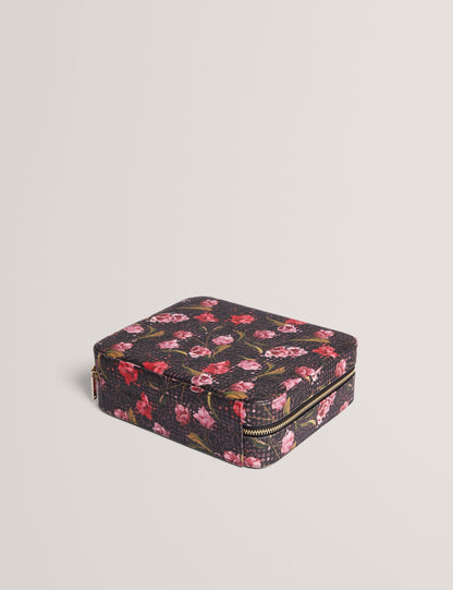 Ted Baker Tulbery Floral Print Pu Large Jewellery Case Women's