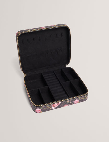 Ted Baker Tulbery Floral Print Pu Large Jewellery Case Women's