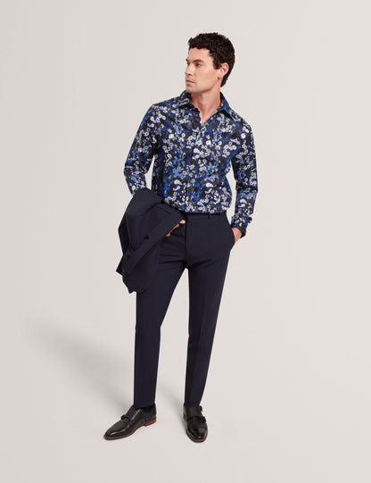 Ted Baker Holiway Tonal Floral Long Sleeve Smart Shirt