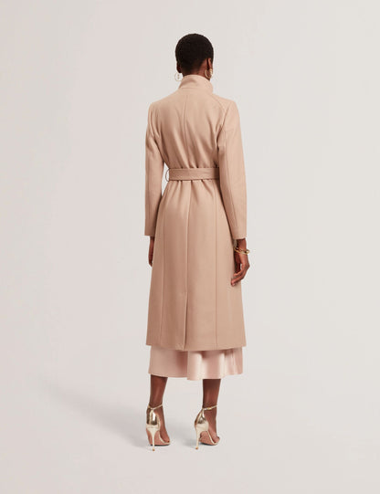 Ted Baker Rosell Longline Belted Wool Wrap Coat Women's