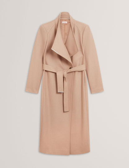Ted Baker Rosell Longline Belted Wool Wrap Coat Women's