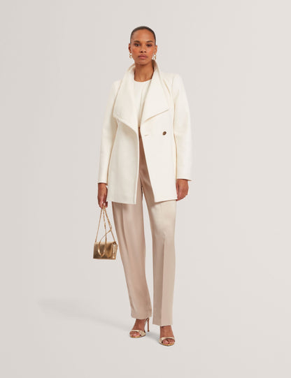 Ted Baker Rosess Short Belted Wool Wrap Coat Women's