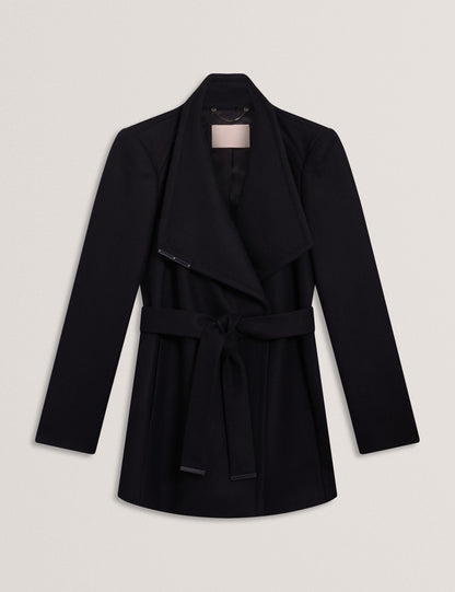 Ted Baker Rosess Short Belted Wool Wrap Coat Women's