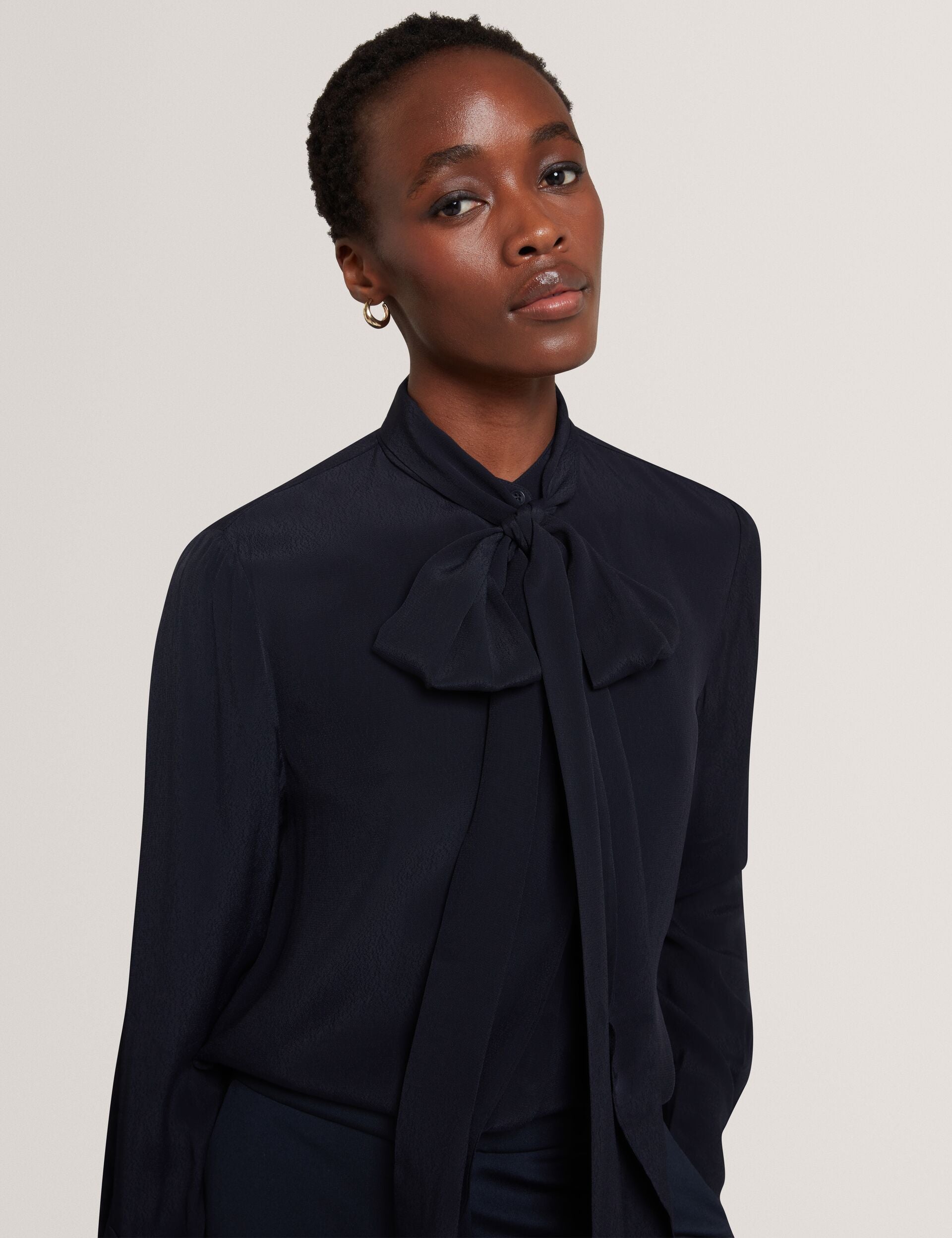 Ted Baker Ressia Pussybow Woven Long Sleeve Blouse Women's