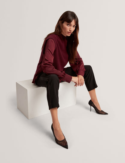 Ted Baker Caycey 2In1 Knit Vest Long Sleeve Shirt Women's