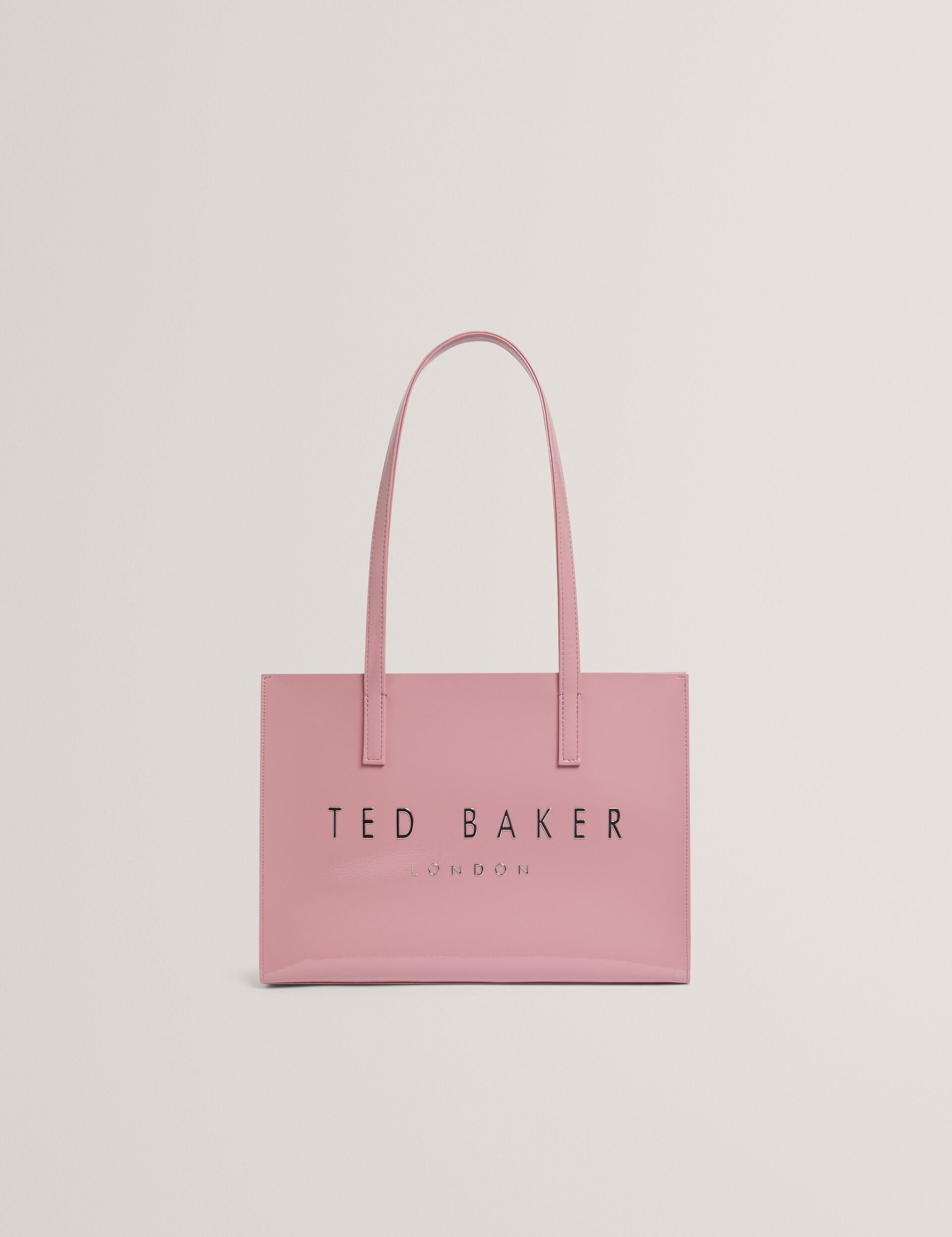 Ted Baker Crinell Crinkled Pu Elongated Icon Tote Bag Women's