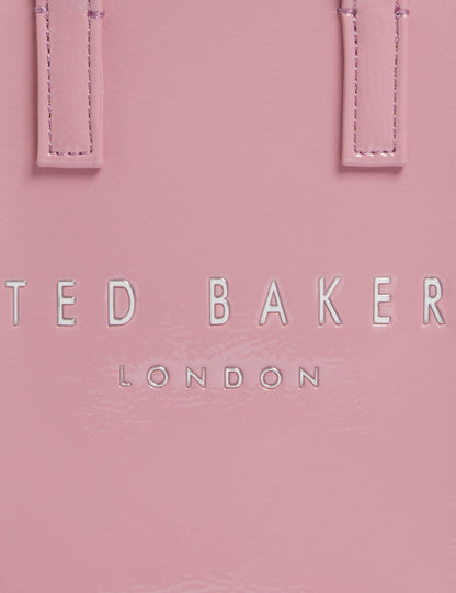 Ted Baker Crinkll Mini Crinkle Patent Pu Icon Tote Bag Women's