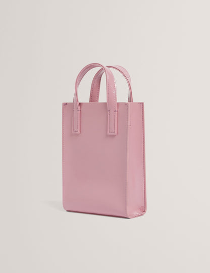Ted Baker Crinkll Mini Crinkle Patent Pu Icon Tote Bag Women's