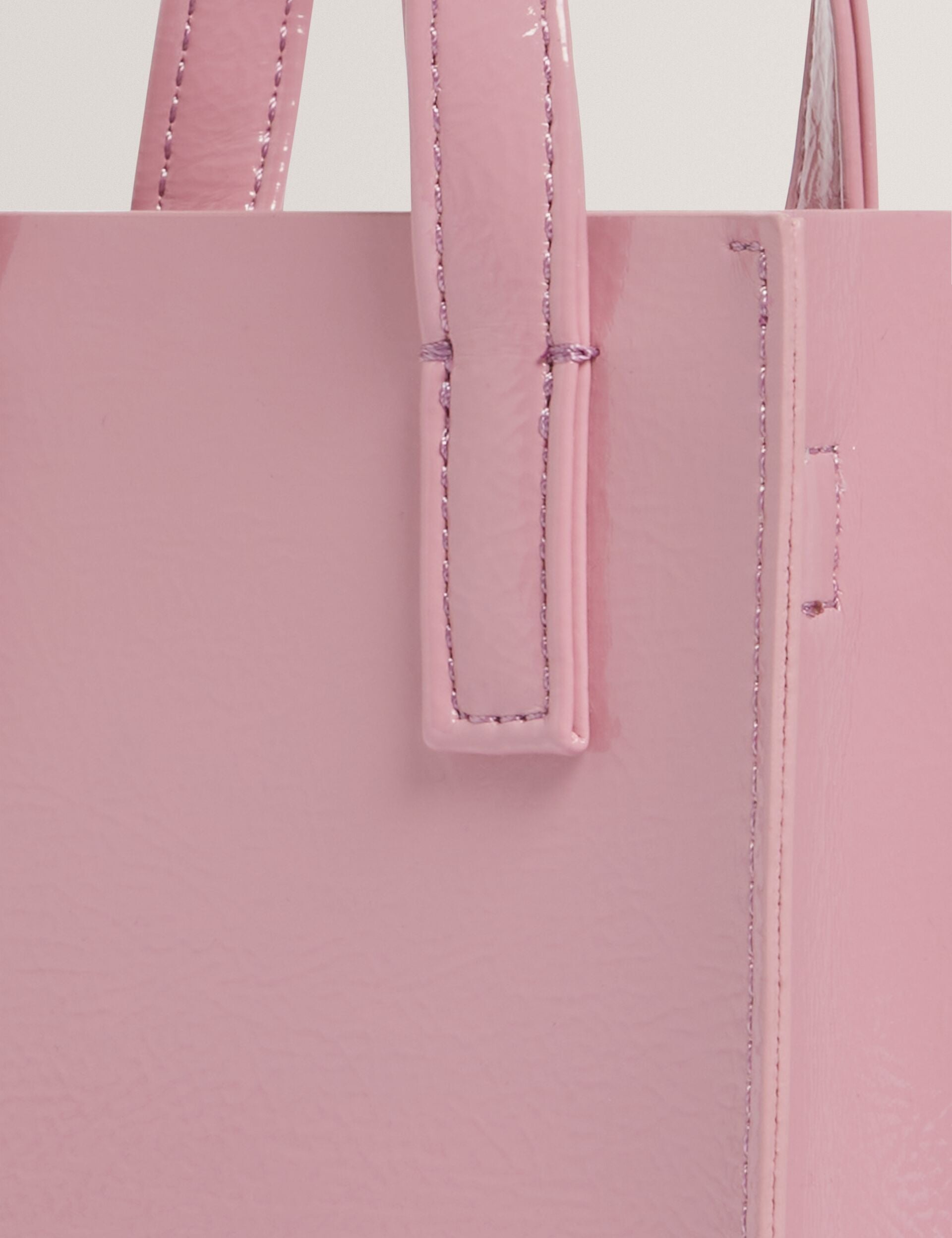 Ted Baker Crinkll Mini Crinkle Patent Pu Icon Tote Bag Women's