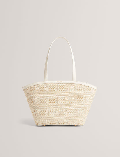 Ted Baker Pammina Raffia Straw Wide Shopper Bag Women's