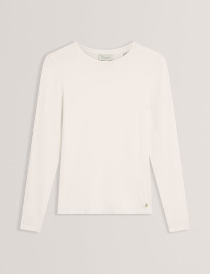 Ted Baker Arania Soft Jersey Fitted Long Sleeve Top Women's