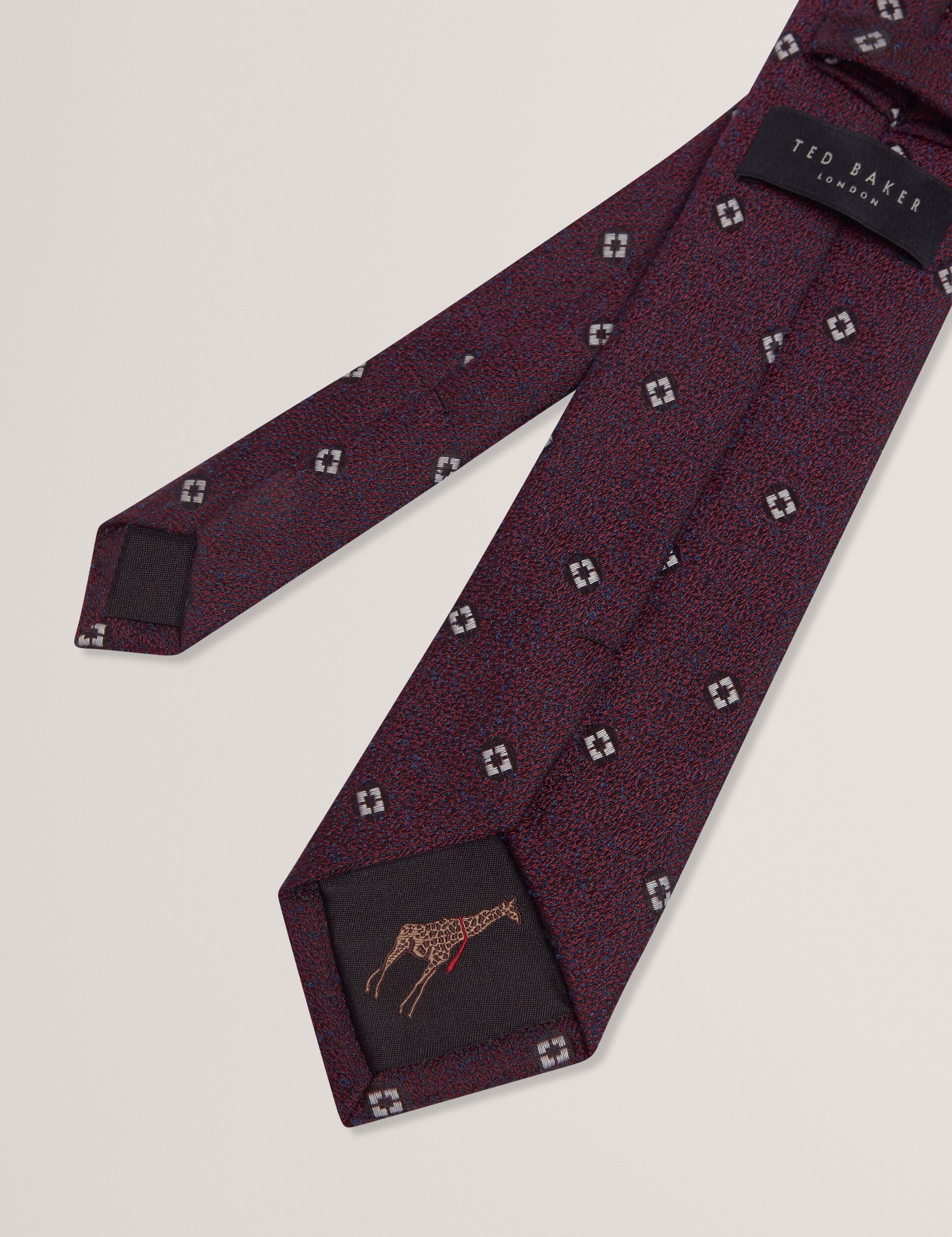 Ted Baker Tadeon Mini Diamond Boucle Tie