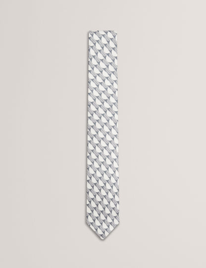 Ted Baker Kerem Retro Geometric Print Silk Tie