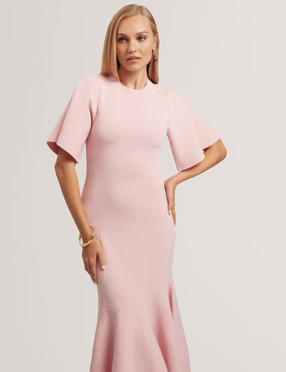 Ted Baker Receda Short Sleeve Knit Midi Dress Women's