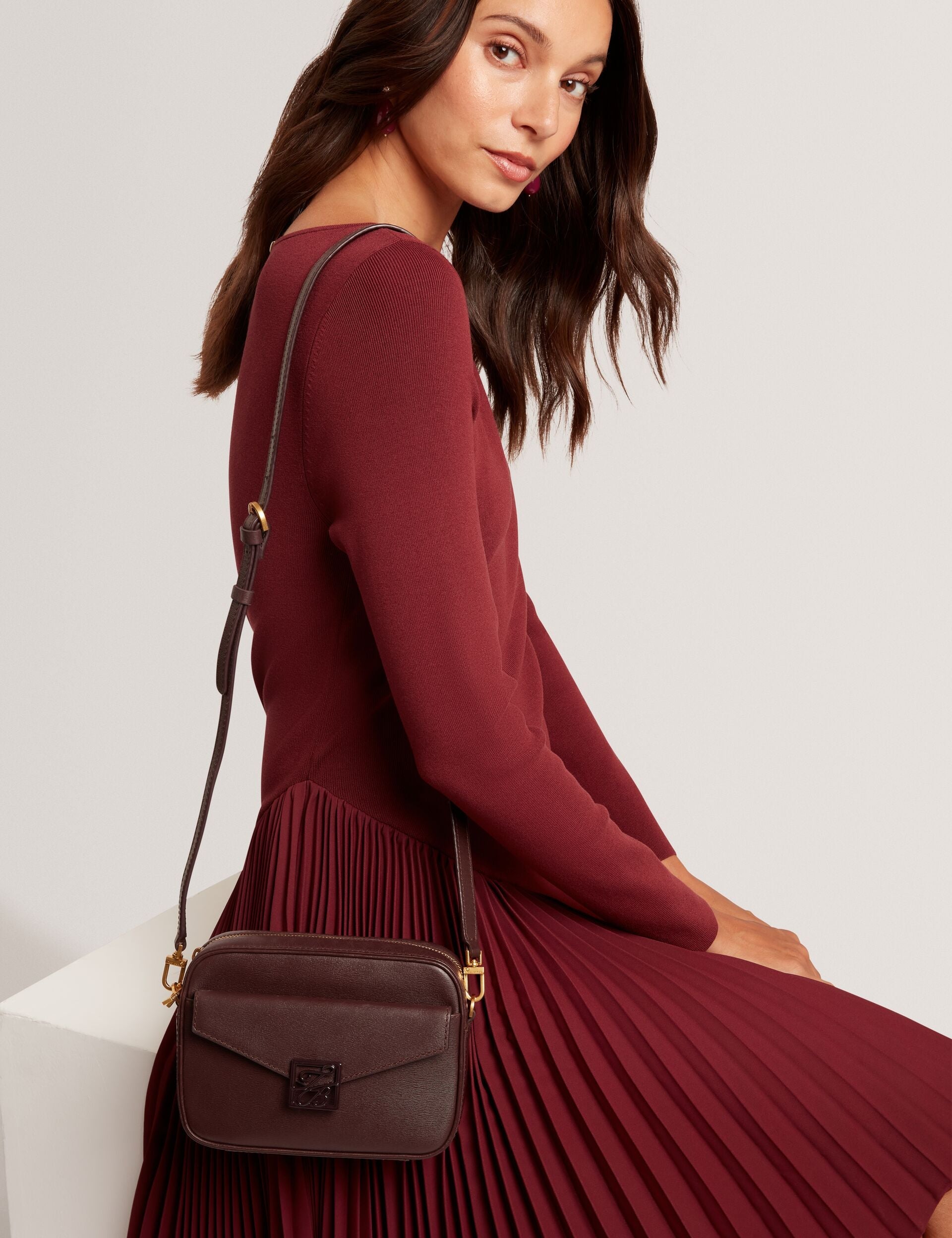 Ted Baker Anihli Tb Detail Small Leather Camera Bag Women's