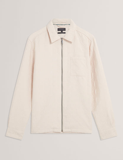 Ted Baker Thova Textured Quilt Zipthrough Overshirt