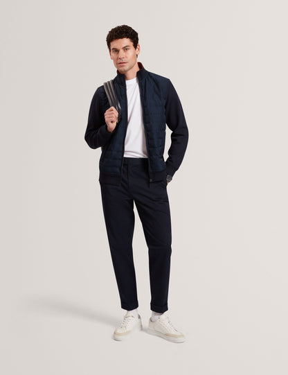 Ted Baker Moses Tapered Cotton Stretch Twill Trousers