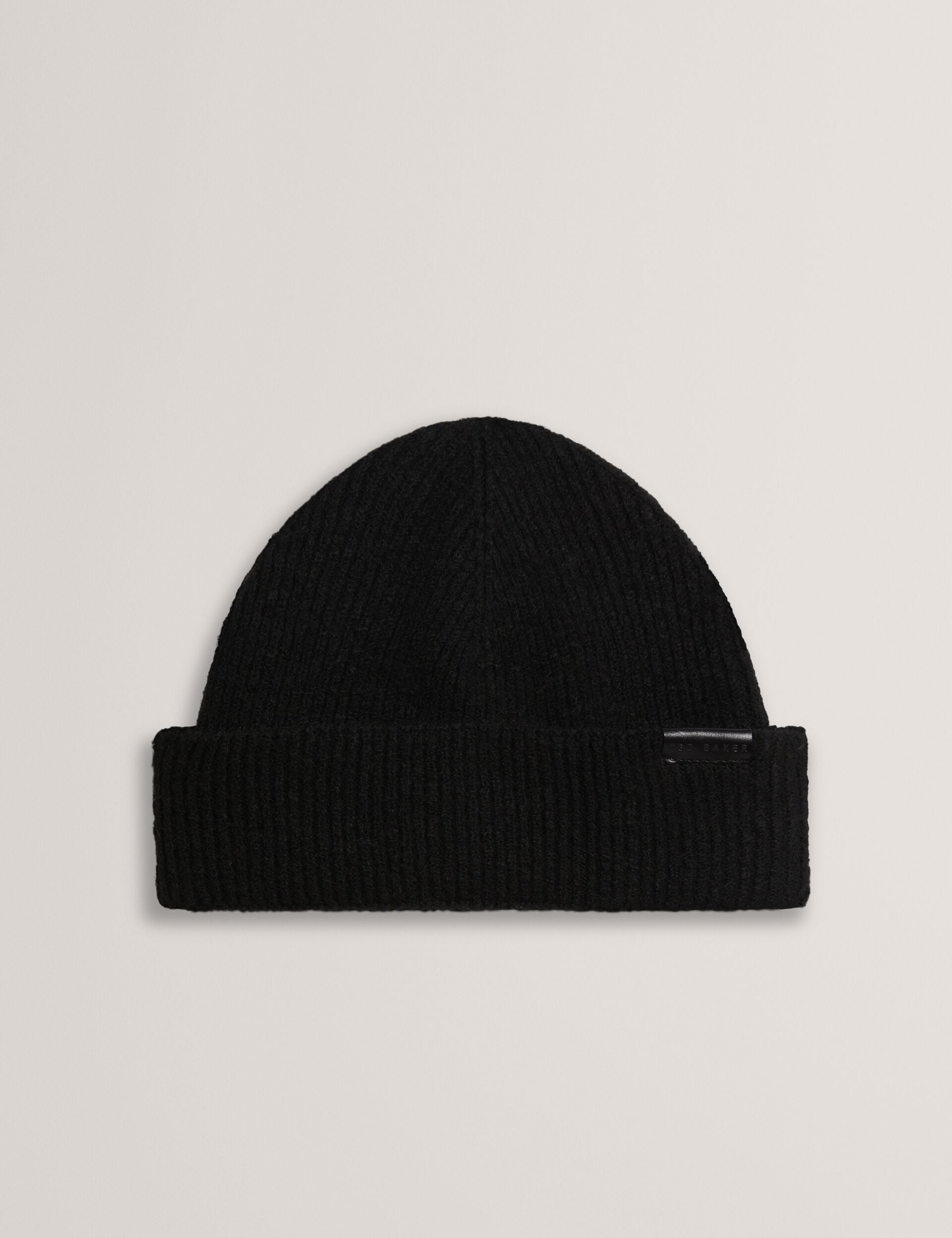 Ted Baker Alliiie Ribbed Knit Turnup Beanie Hat