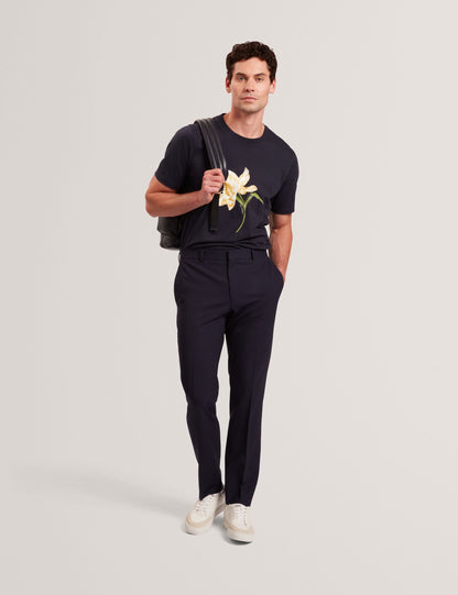 Ted Baker Talyssa Floral Graphic Cotton Crew Neck Tshirt