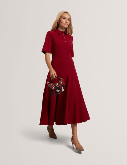 Ted Baker Larosa Button Front Twill Midi Shirt Dress Women's