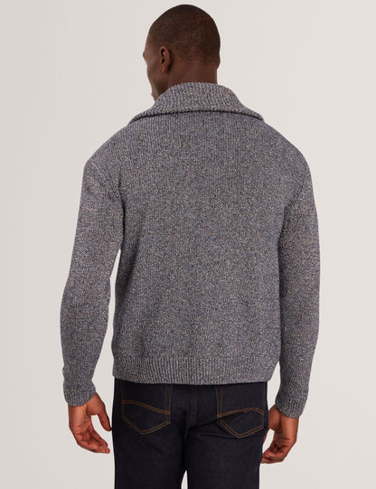 Ted Baker Varink Twisted Yarn Knit Zipthrough Jumper