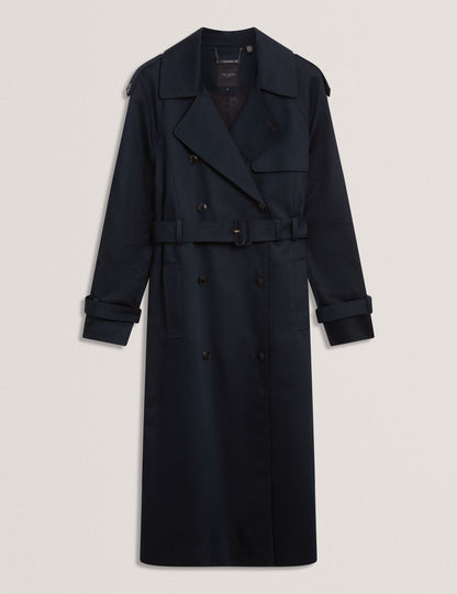 Ted Baker Kinmo Belted Cotton Midi Trench Coat Women's