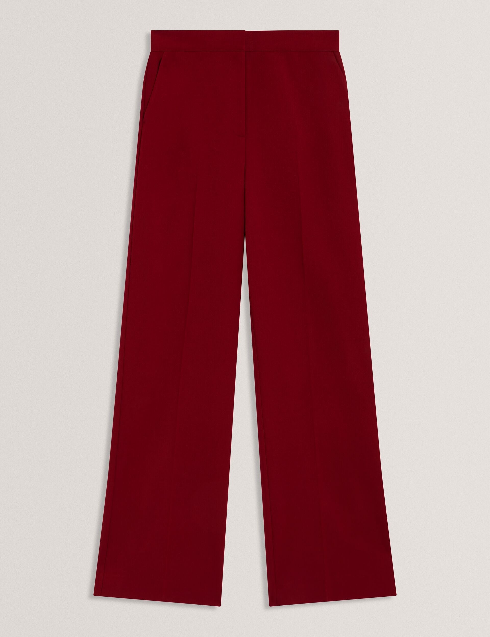Ted Baker Lymat Tailored Flared Wool Blend Trousers Women's