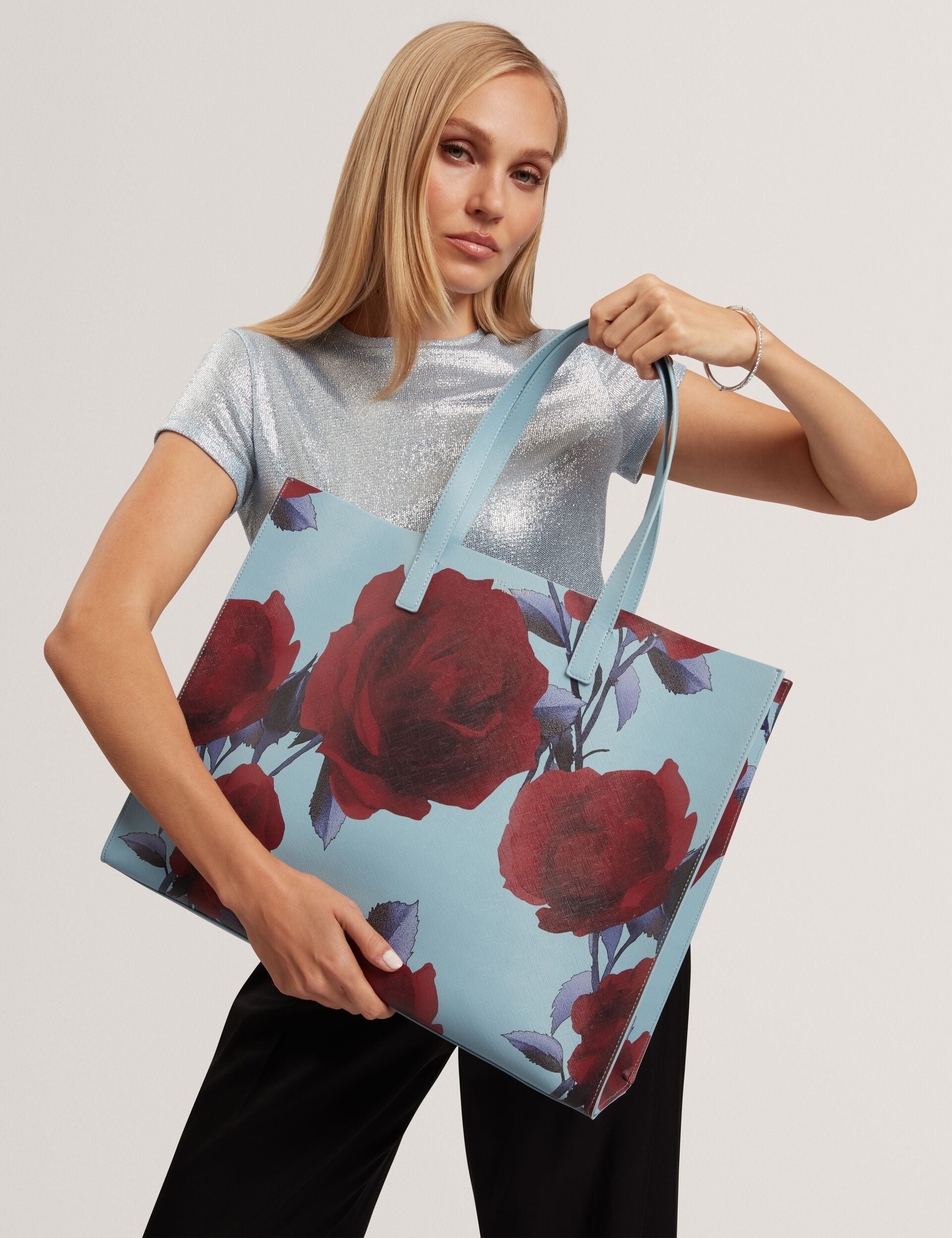 Ted Baker Emberli Extra Large Rose Print Icon Bag Women's