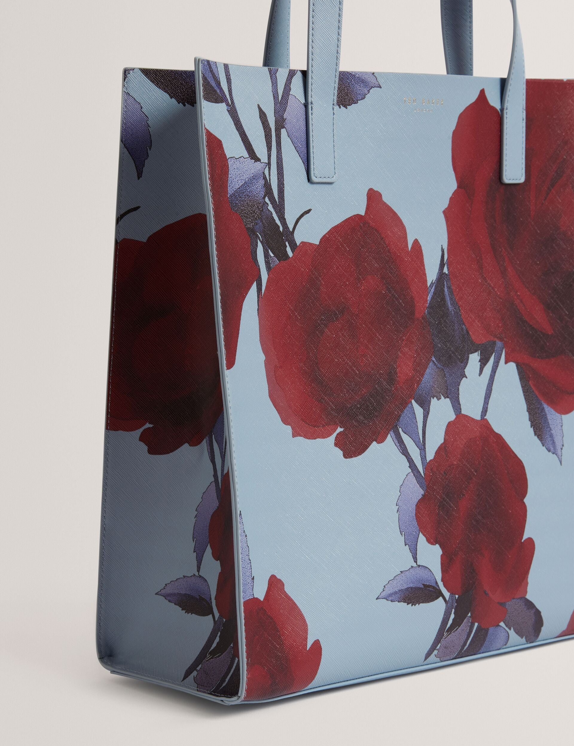 Ted Baker Elyzaa Large Rose Print Icon Bag Women's