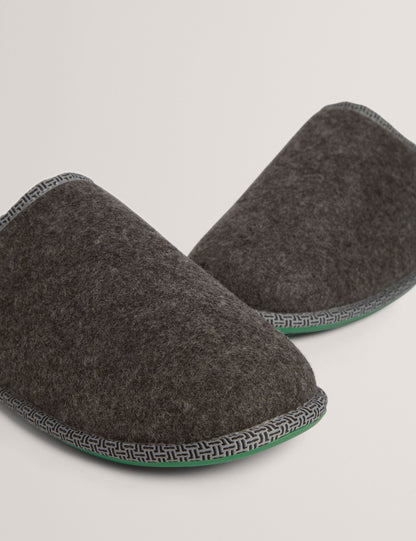 Ted Baker Simmonn Felt Plush Lined Mule Slippers
