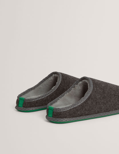 Ted Baker Simmonn Felt Plush Lined Mule Slippers