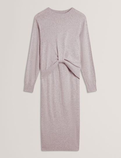 Ted Baker Samana Twist Waist Knit Midi Dress Women's