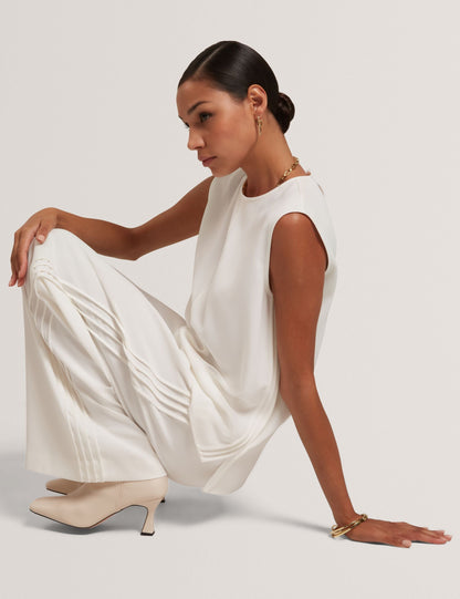 Ted Baker Gorjja Piping Detail Pullon Wide Leg Trousers Women's