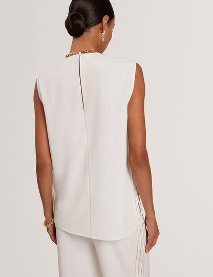 Ted Baker Marmia Piping Detail Woven Sleeveless Top Women's