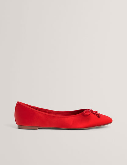 Ted Baker Saliiy Satin Bow Detail Ballet Flats Women's