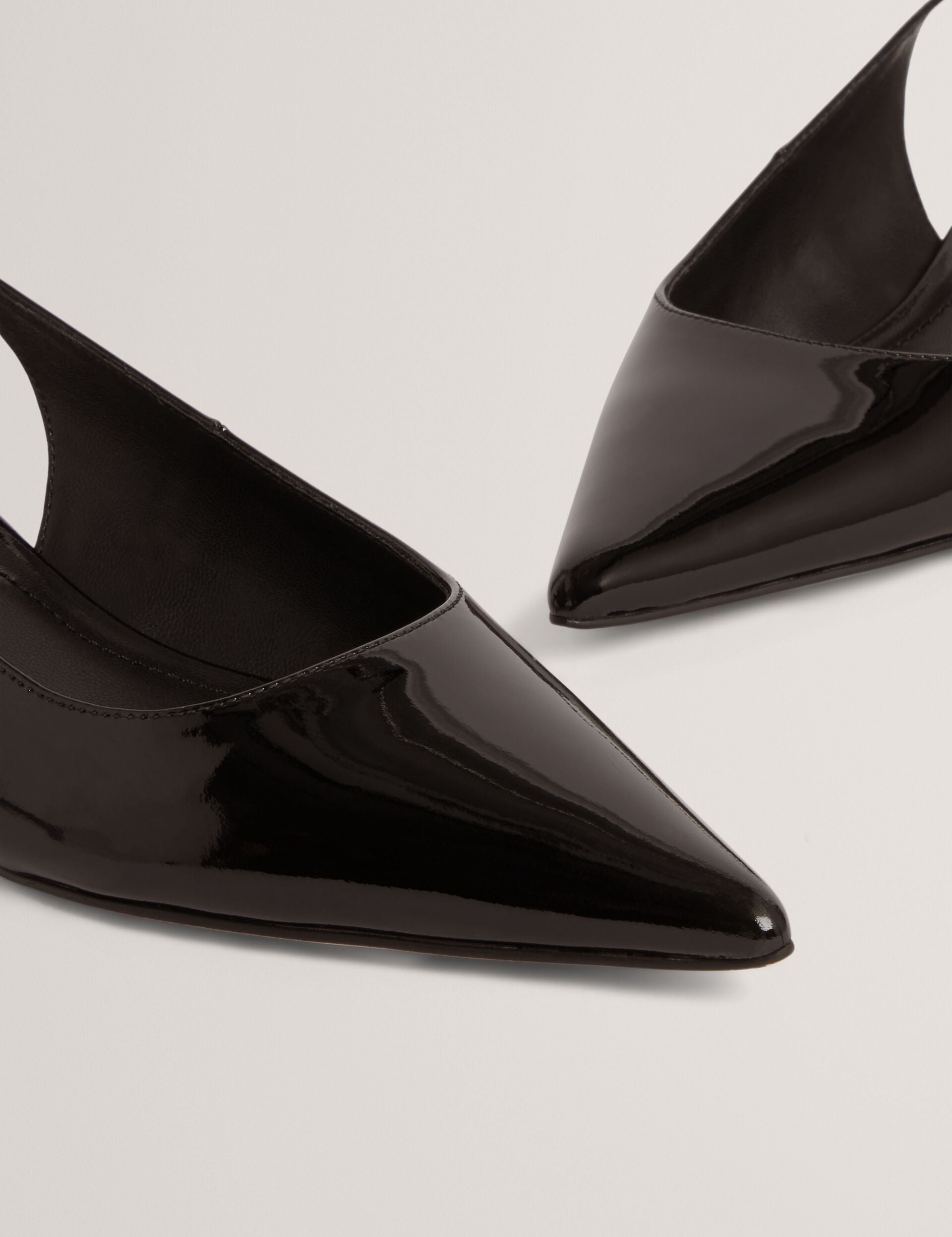 Ted Baker Kitiy Patent Leather Slingback Kitten Heel Shoes Women's