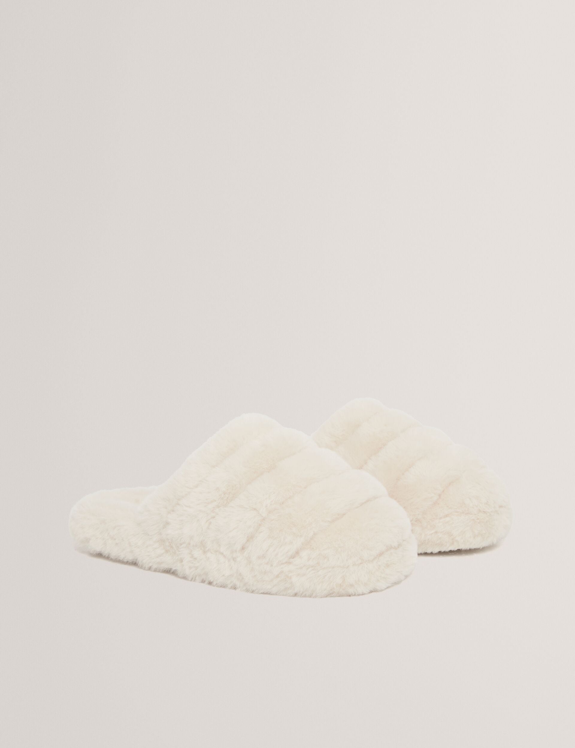 Ted Baker Lopsey Plush Faux Fur Mule Slippers Women's