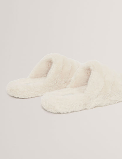 Ted Baker Lopsey Plush Faux Fur Mule Slippers Women's