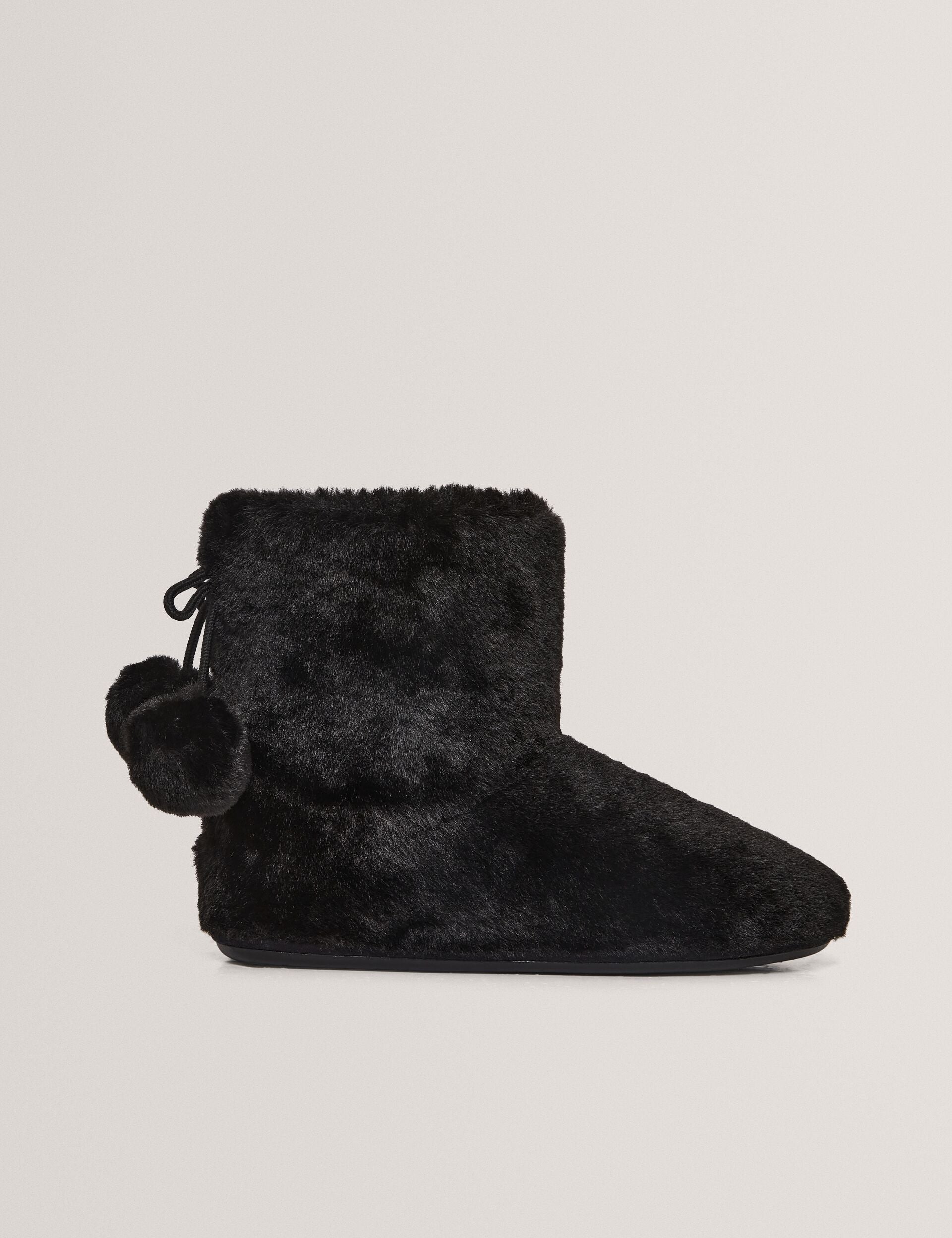 Ted Baker Hamonda Faux Fur Pompom Slipper Boots Women's