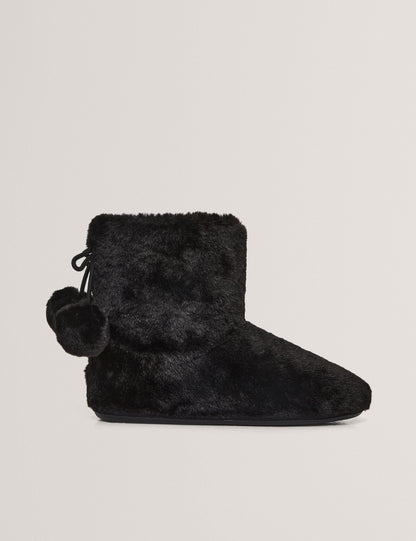 Ted Baker Hamonda Faux Fur Pompom Slipper Boots Women's
