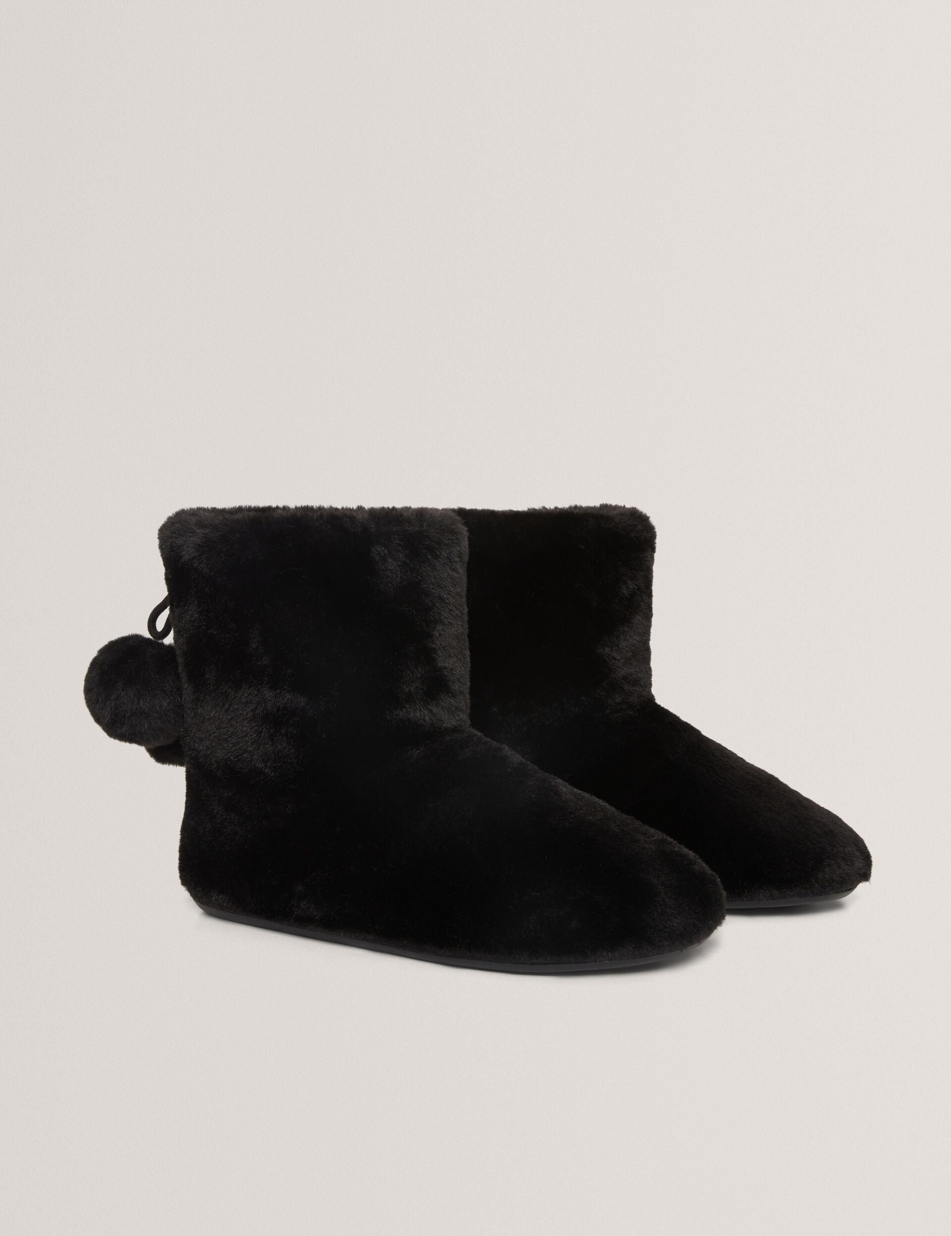 Ted Baker Hamonda Faux Fur Pompom Slipper Boots Women's