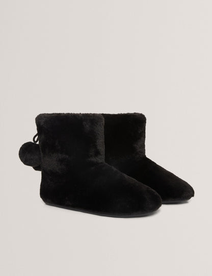 Ted Baker Hamonda Faux Fur Pompom Slipper Boots Women's